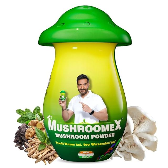 Mushroomex Mushroom Powder Ayurvedic Weight Gainer