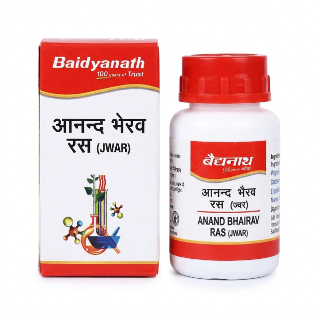 Baidyanath Anand Bhairav Ras (Jwar)