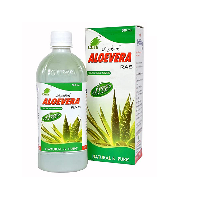 Cura Aloevera With Tulsi Ras