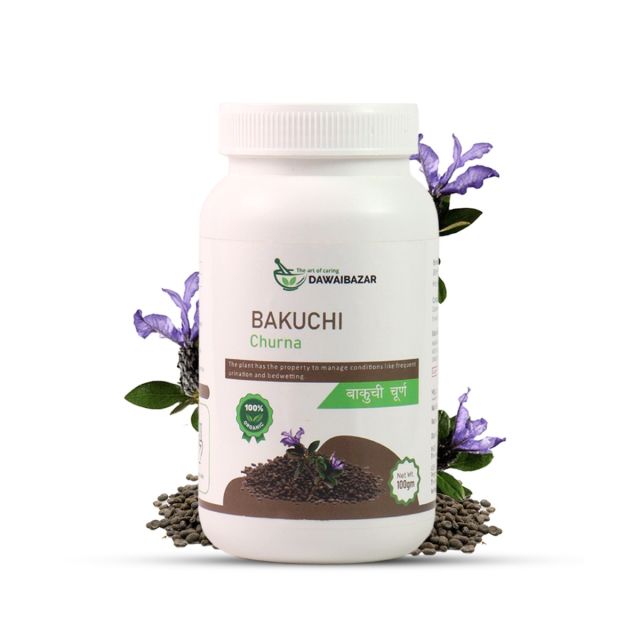 Dawaibazar Bakuchi (Psoralea Corylifolia) Churna |100g | Herbal remedies, supplements, and skincare formulations.