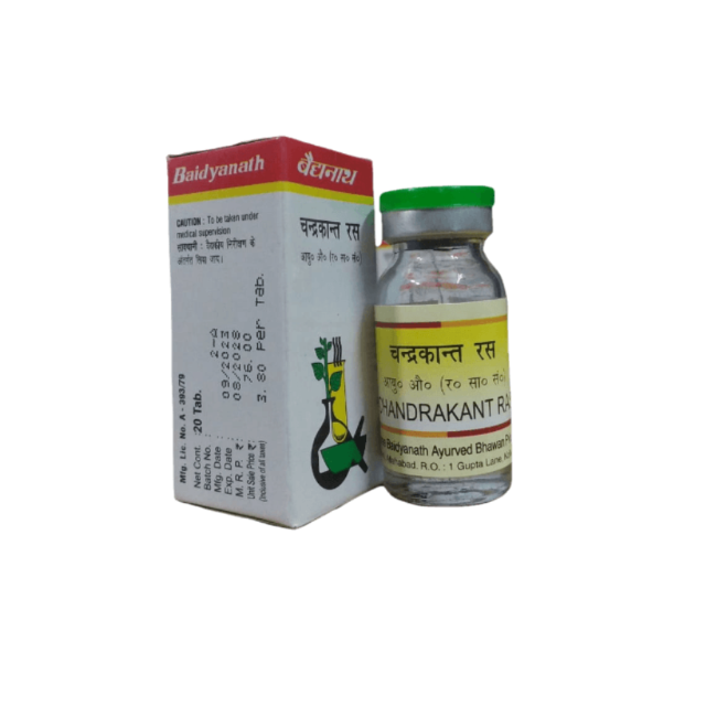 Baidyanath Chandrakant Ras (20Tablet)