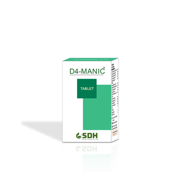 Shree Dhanwantri D4-Manic Tablet (60TAB)