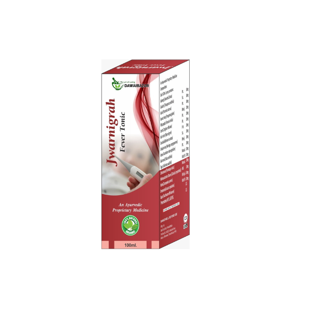 Dawaibazar Jwarnigrah Ayurvedic Fever Tonic, 100ml, Natural Herbal Medicine(PACK OF 2)