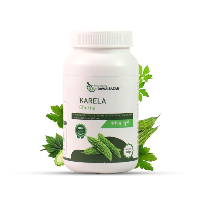 Dawaibazar Karela (Bitter Gourd) Churna100gm – 100% Natural, Anti-Parasitic Supplement For Blood Sugar & Glucose Level | A Powerful Blend Of Ingredients Extra Strength Formula