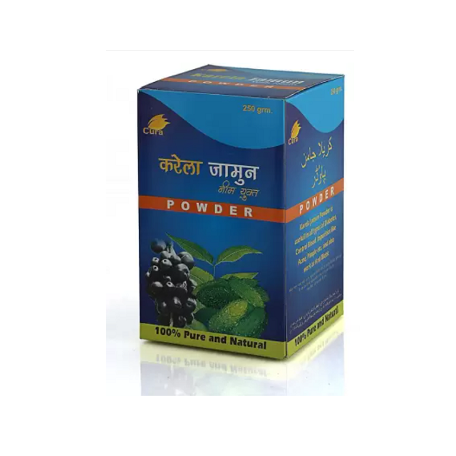 Cura Karela Jamun With Neem Powder