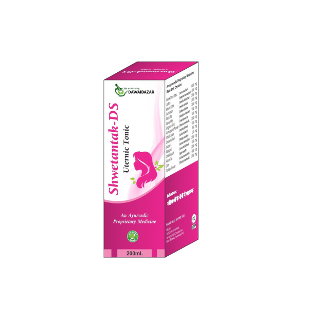 Dawaibazar Shwetantak-DS Ayurvedic Uterine Tonic, 200ml | Improves Harmonal balance | Supports Menstrual Health