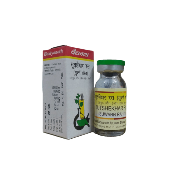 Baidyanath Sutshekhar Ras (Suwarn Rahit)