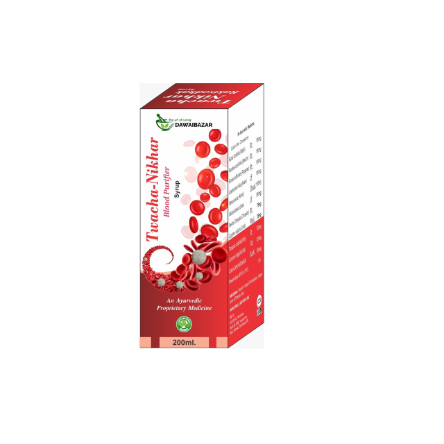 Dawaibazar Twacha-Nikhar Blood Purifier Ayurvedic Syrup, 200ml