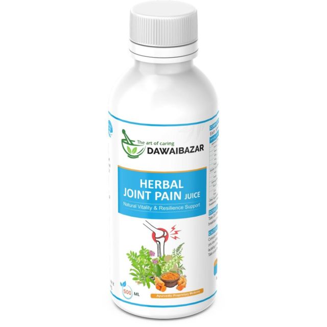 Dawaibazar Herbal Joint Pain Juice, Natural Pain Reliever, Ayurvedic Proprietary Medicine, 500 ML